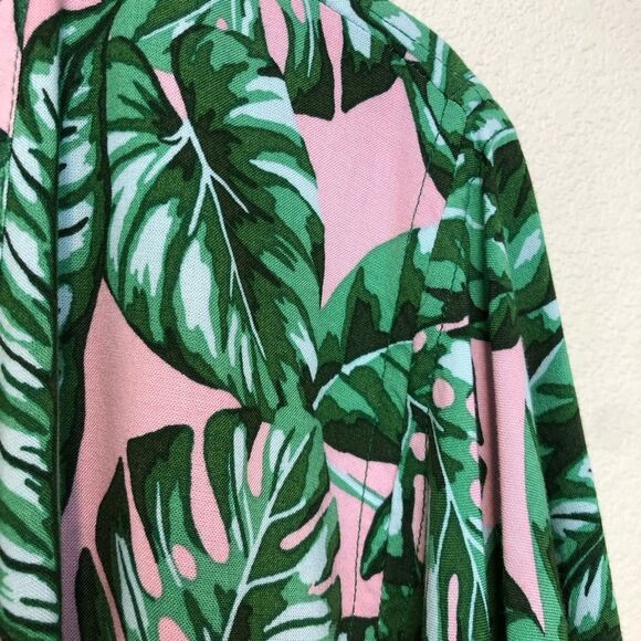 Kenny Flowers Green and Pink Swim Coverup - Picture 7 of 8